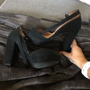 Black heels